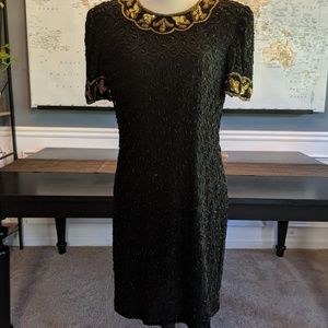 Beaded vintage dress by Night Vogue